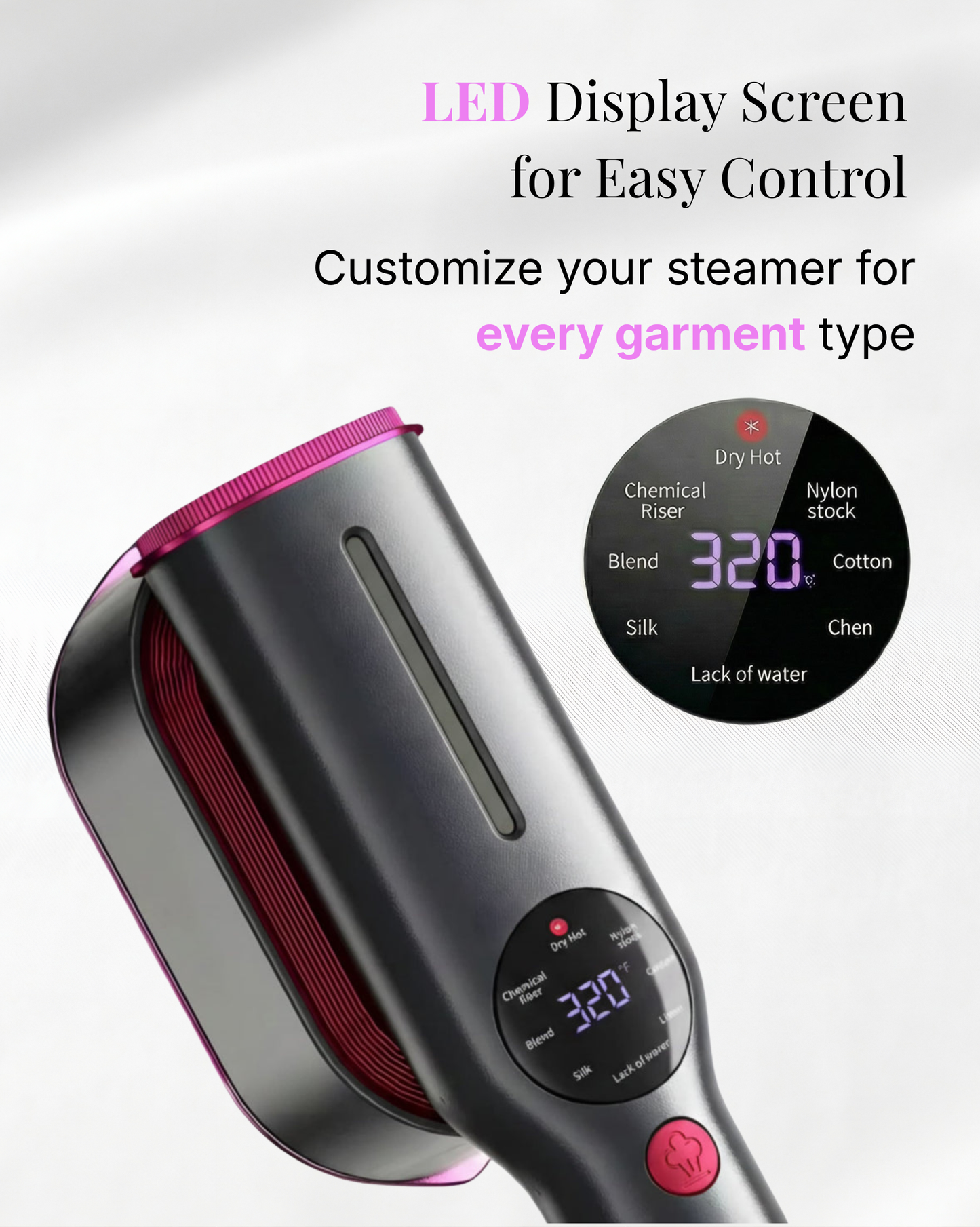 TravelSteamer - 2-in-1 Steamer & Iron from RosyLifeTech™