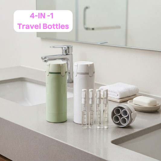 TravelDispenser - Bring Your Favorite Shampoo/Skincare/Shower Gel on your trip with RosyLifeTech™