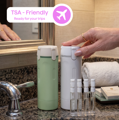 TravelDispenser - Bring Your Favorite Shampoo/Skincare/Shower Gel on your trip with RosyLifeTech™