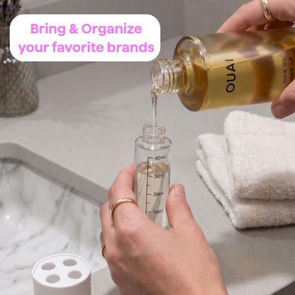 TravelDispenser - Bring Your Favorite Shampoo/Skincare/Shower Gel on your trip with RosyLifeTech™
